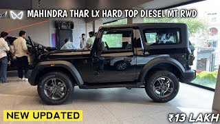 Mahindra Thar Lx Hard Top Diesel Rwd | Thar Top Model 2025
