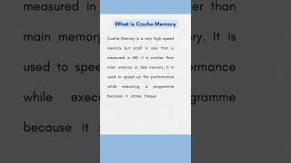 What is cache Memory | Computer Fundamentals |