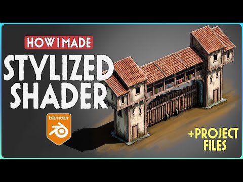 Stylized Procedural Material in Blender + Free Project Files