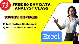 #13 Data Analyst Training in Tamil: Learn in Just 80 Days for Free/Data Analysis Using Excel Day-13
