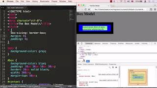 Box model and overflow property in css