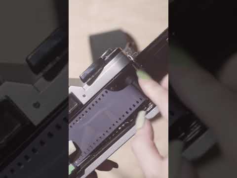 Loading 35mm film #ASMR #shorts