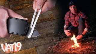 This BELT conceals 4 survival tools!