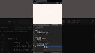 🔥 CSS Hover Effects for Buttons (#6 - Simple & Stylish) 🔥 #css #csshover #coding #html