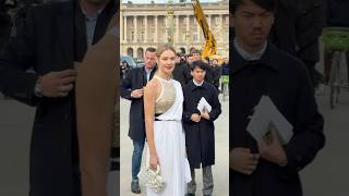 @natasupernova arriving at Dior Show in Paris  (IG @crazyalyy_) #pfw #parisfashionweek #fashionweek