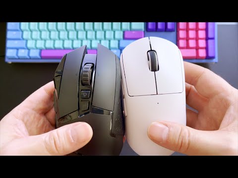 Logitech G Pro X Superlight vs G502 Lightspeed wireless, unboxing and reviewing