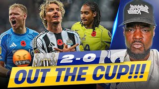 I'M FUMING, OUT THE CUP 🤬  NEWCASTLE 2-0 TOTTENHAM | EXPRESSIONS REACTS