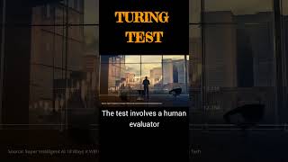 What is the Turing Test and how does it work? #shorts #turingtimemachine