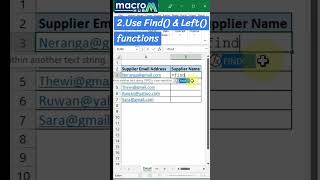 Quickly Extract Text Before Delimiters with These Simple Tricks #macrohub #excelfunctions#flashfill