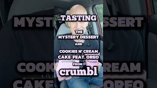 Tasting the Mystery Dessert and Cookies N' Cream Cake feat. Oreo from Crumbl Cookies