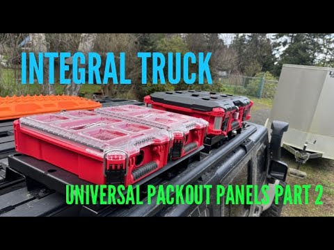 Universal Packout Panels on Jeep Wrangler Rack Part 2!