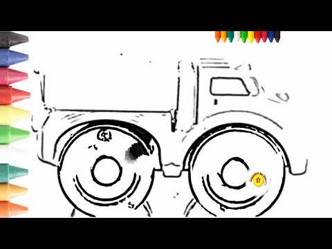 How to Draw LKW ,LKW for Kids