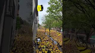 Invasion of Borussia Dortmund fans in London #championsleague