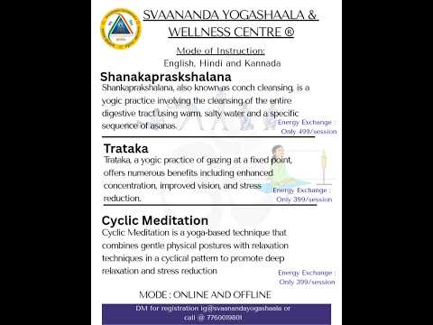 DM for registration #YogaClass #YogaStudio #YogaForBeginners #Yogapractice #SvaanandaYogashaala