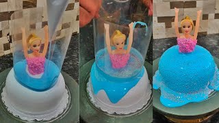 pull me doll cake | simple and easy pull me doll cake design | 👸doll cake🎂 | #shorts#masterchefimran