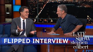 Jon Stewart's Flipped Interview With Stephen Colbert