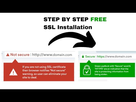 How to Install Free SSL on your Website STEP BY STEP