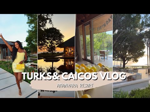 TURKS AND CAICOS MINI VLOG | celebrating my 23rd birthday + amanyara resort room & property tour
