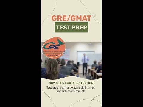 UNCW CPE GMAT / GRE Test Prep