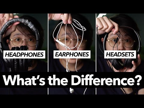Earphones vs Headphones vs Headset #shorts