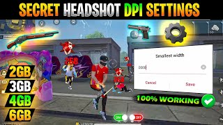 Free Fire Max Auto Headshot Trick 2026 Sensitivity | 2gb, 4gb, 6gb Ram Headshot Sensitivity Setting