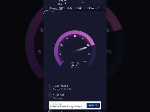 #Speedtest Koneksi Internet #Firstmedia