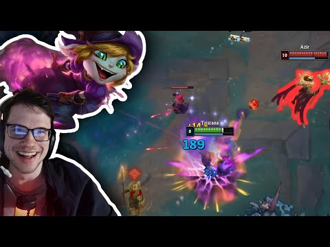 Crownie POPS OFF on Tristana vs Ashe