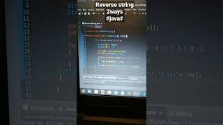 Reverse A String//2Ways of Reverse A String#java  #logicbuilding #javainterviewquestion