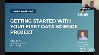 Getting Started with Your First Data Science Project