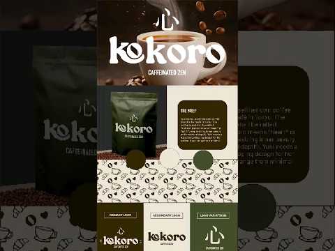Japanese Cafe brand board