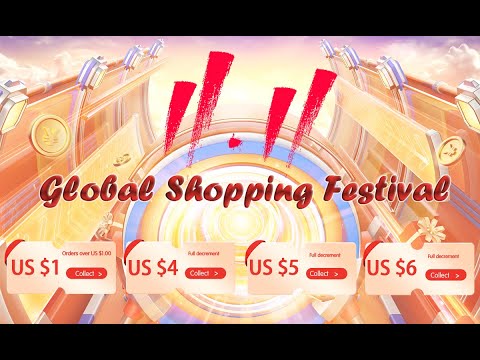 Aliexpress 11.11 Big Sales｜Global Shopping Festival 2022｜Lowest price in 365 days