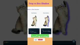 🌟 Drop Shadow vs. Box Shadow 🆚 | Which One to Use? 🔥🎨||#shorts #shortvideo #ai #fyp #video #memes