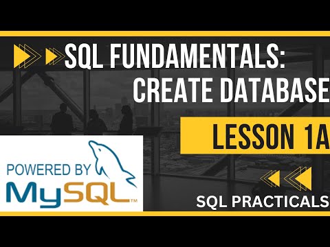 SQL LESSON 1:SQL CREATE DATABASE COMMAND| #DBMS #dbmstutorials #dbmslectures #sql #sqlqueries