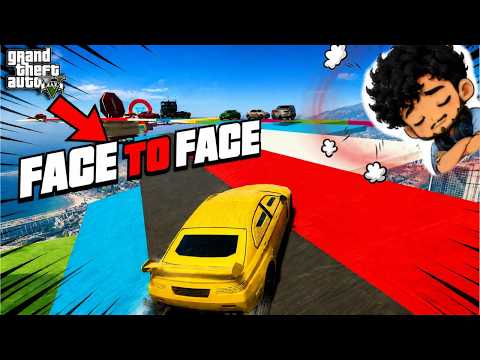 🔥 GTA V FACE TO FACE Race Went CRAZY!