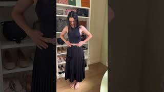 Get ready with me . Elegant pleated skirt