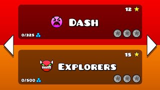 Dash, and Explorers | Geometry dash 2.2