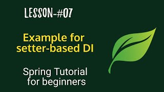 Spring Boot tutorials|Spring boot full  course -  Setter Based DI with XML