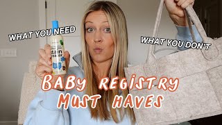 Baby Registry MUST HAVES 2024 (and what you don't need) 👶🏼🍼