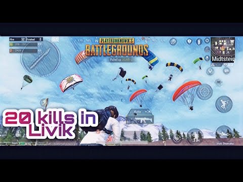20  Kills in Livik Duo vs Squad | BGMI/PUBG | Redmi Note 9 pro | Hero's night