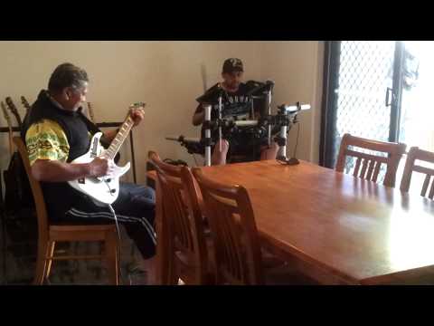 Dad and Jay Saturday jam session