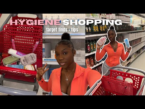 come HYGIENE SHOPPING with me  +target finds +haul