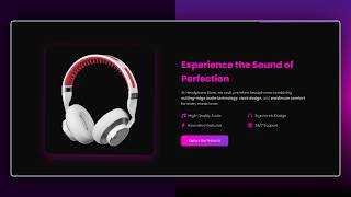 Complete Responsive Headphones Website | Part 2 | HTML CSS & JS