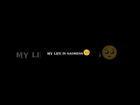 My life is Sadness || Friendship status || #sad #quotes #friendship #lyrics #status #trend