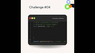 Challengeday4 JavaScript logical challenges  2 #codeinspiration #codegoals #javascript #codeeveryday