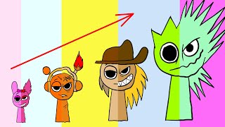 Encridible Sprunki: Two Faces Phase 3 Growing Up ( New Mod ) @EasyLittleDrawings