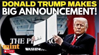 Trump Live | US Latest News | US President’s Stunning Statement From White House | US News | USA