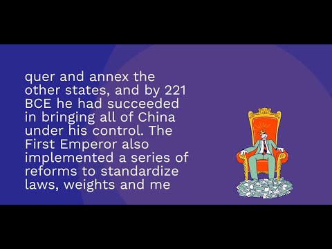 The Qin Dynasty The Unification of China Under the First Emperor | Part 1