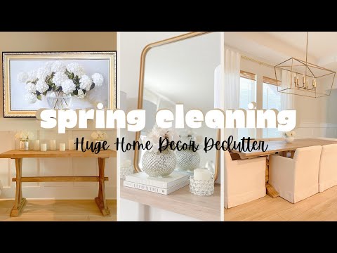 SPRING CLEANING 2024 || HUGE HOME DECOR DECLUTTER