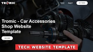 Tech website homepage template with html and  css with source code || creative networks