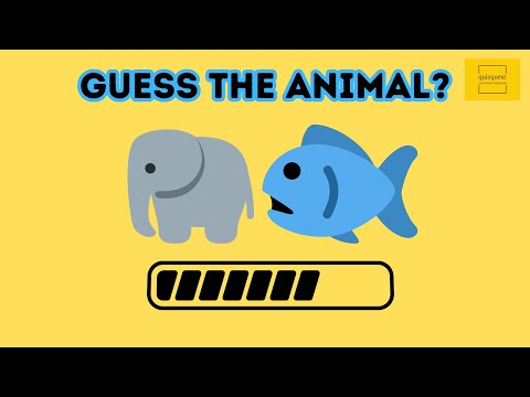 Guess The Animal By Emoji| Let's Challenge Your Brain